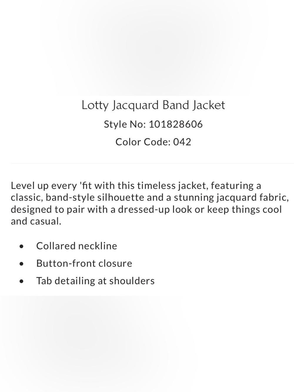 Free People Lotty Jacquard Band Jacket Like New. Steel Sea. Medium - Picture 5 of 13
